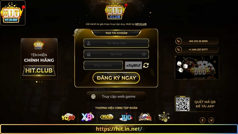 Hướng dẫn cách truy cập khi Hit Club thay đổi tên miền