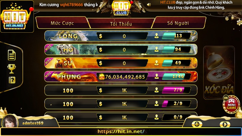 Những hậu quả khi chơi xóc đĩa sai cách tại Hit Club