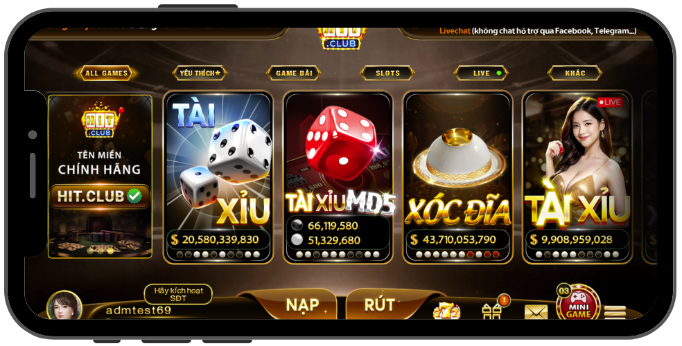 Hit Club app chơi game bài đổi thưởng số 1 Việt Nam