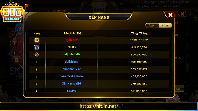 Hit Club thu hút đông đảo người chơi cá cược và tìm vận may mỗi ngày