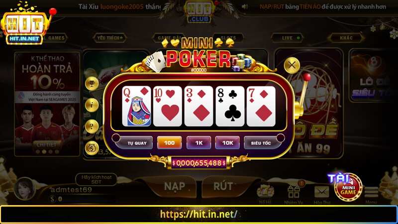 Sảnh mini game đặt cược nhanh thắng tiền nhanh chóng